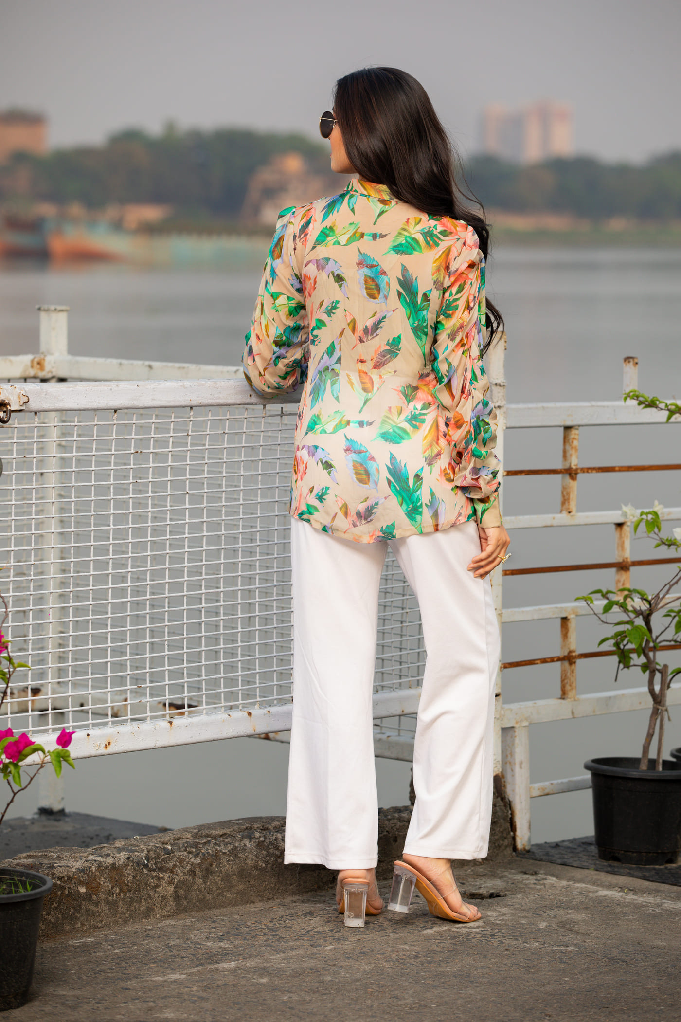 Mystic Mist Organza Shirt - Image 9