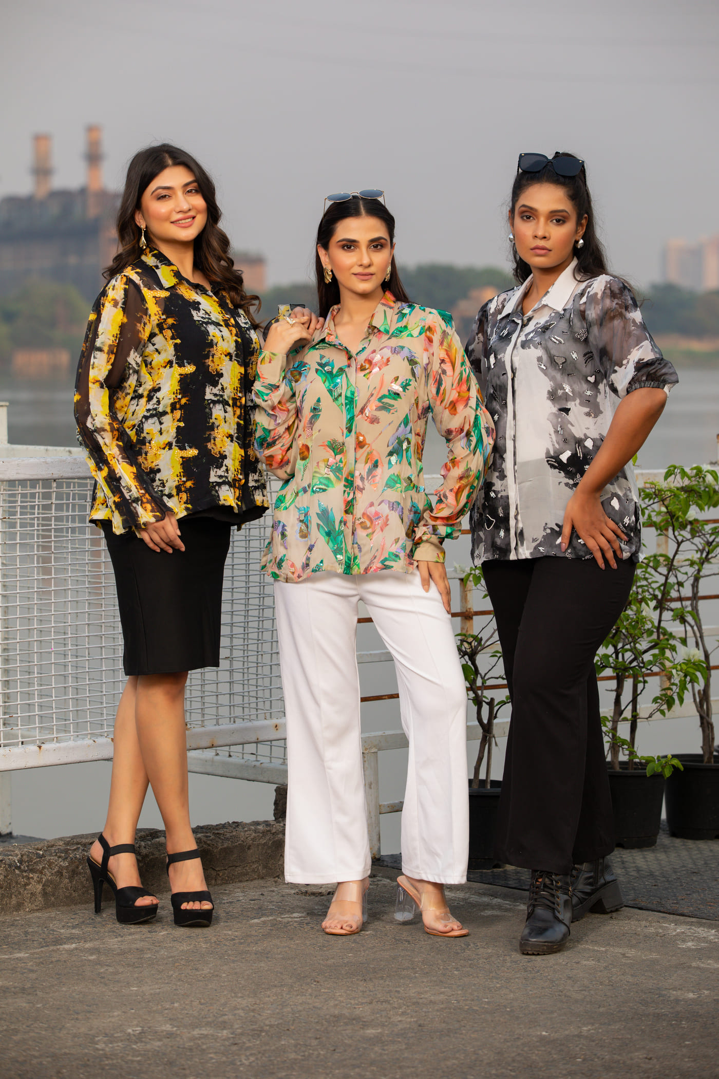 Mystic Mist Organza Shirt - Image 14
