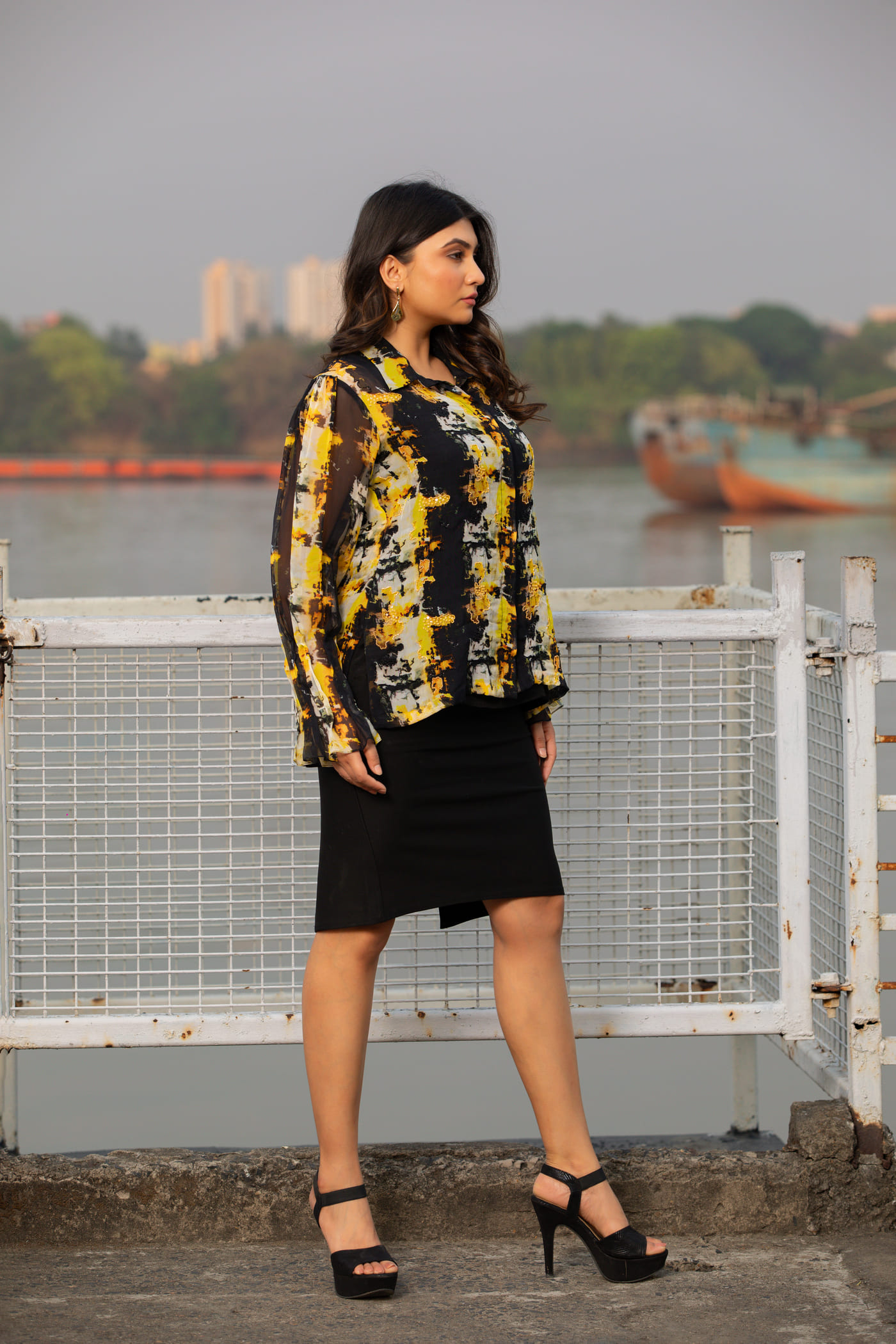 Mystic Mist Organza Shirt - Image 5
