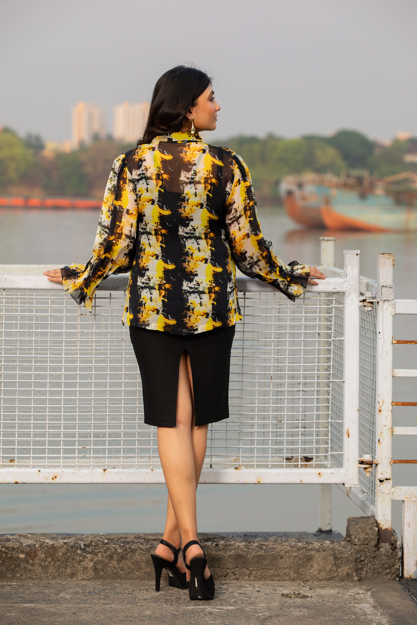 Mystic Mist Organza Shirt - Image 6