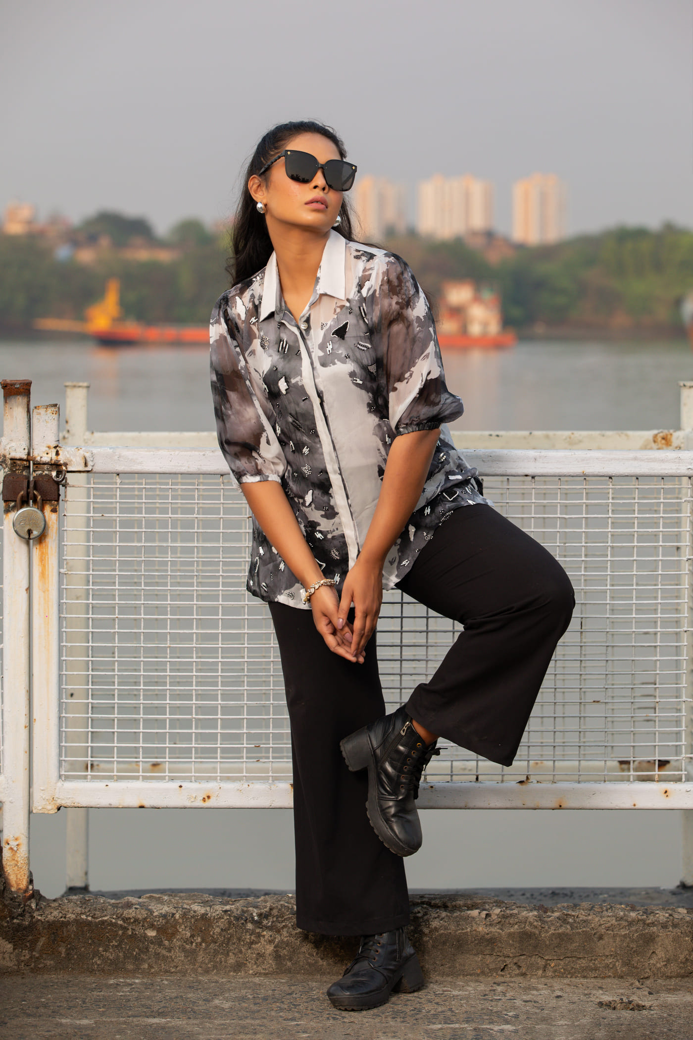 Mystic Mist Organza Shirt - Image 2