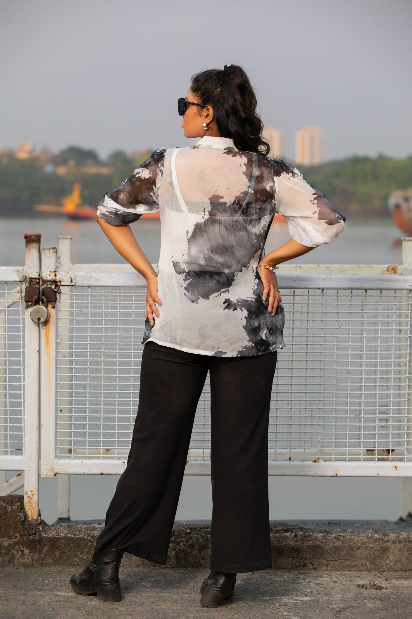 Mystic Mist Organza Shirt - Image 3