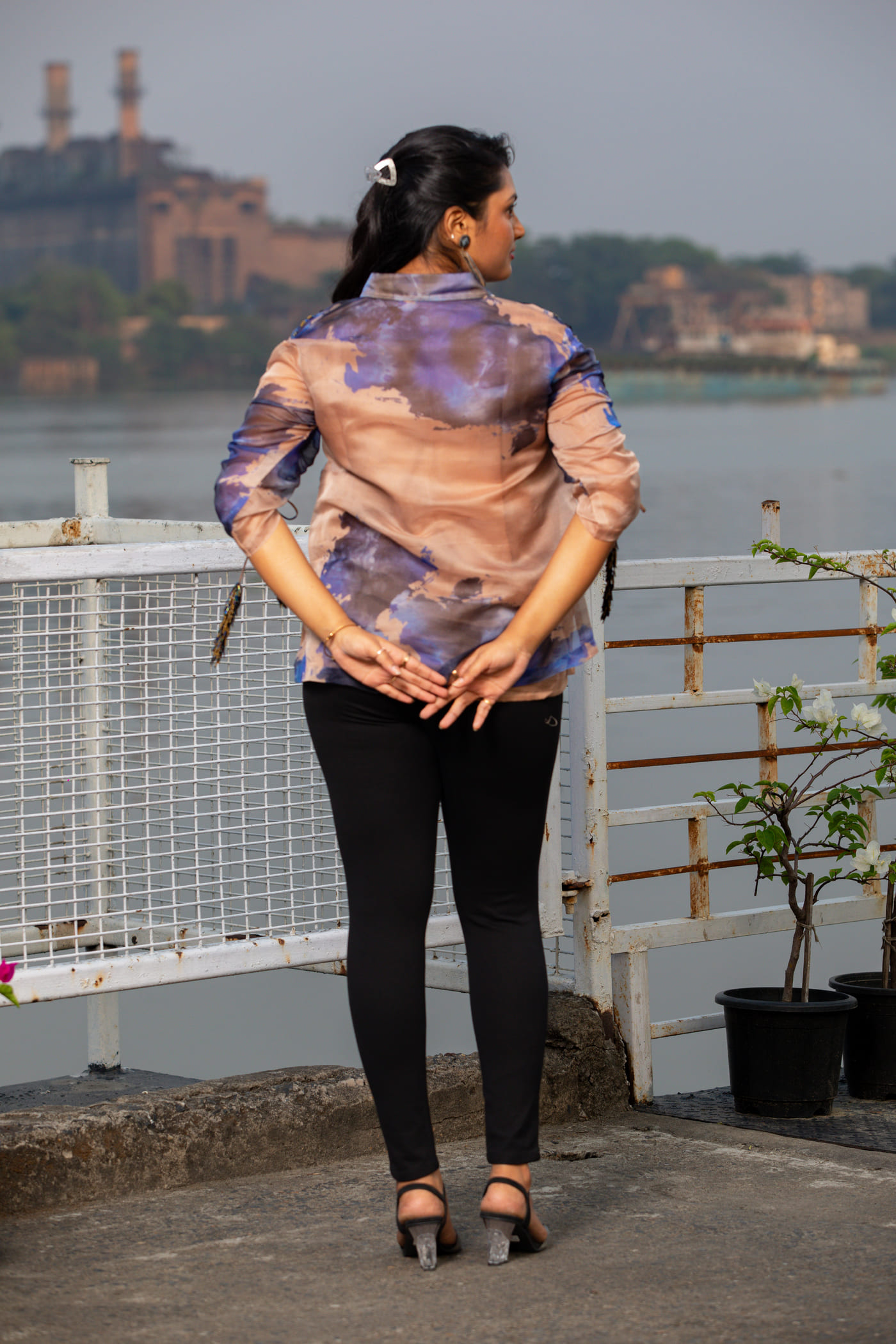 Mystic Mist Organza Shirt - Image 13