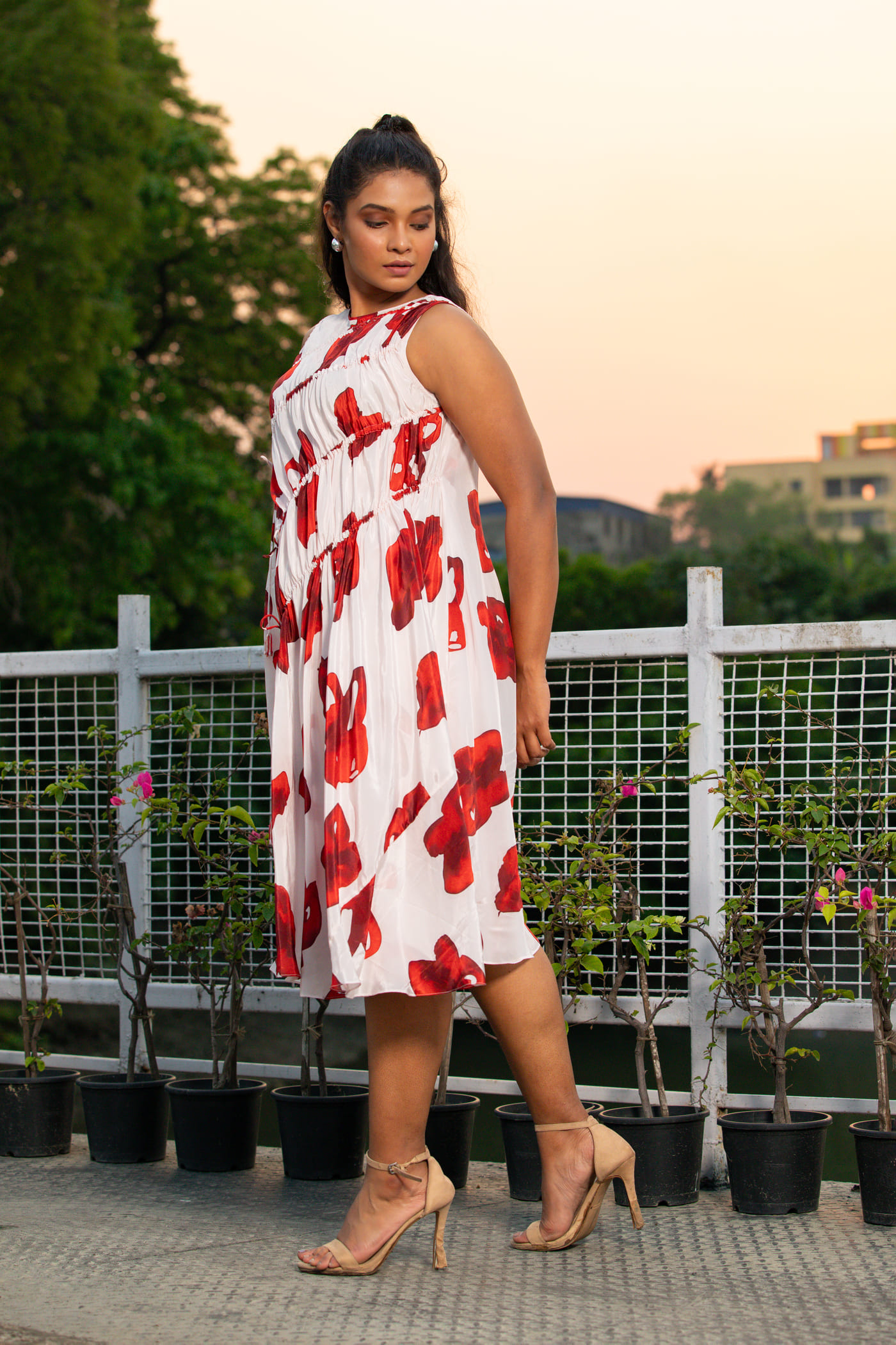 Rich Rouge Dress - Image 3