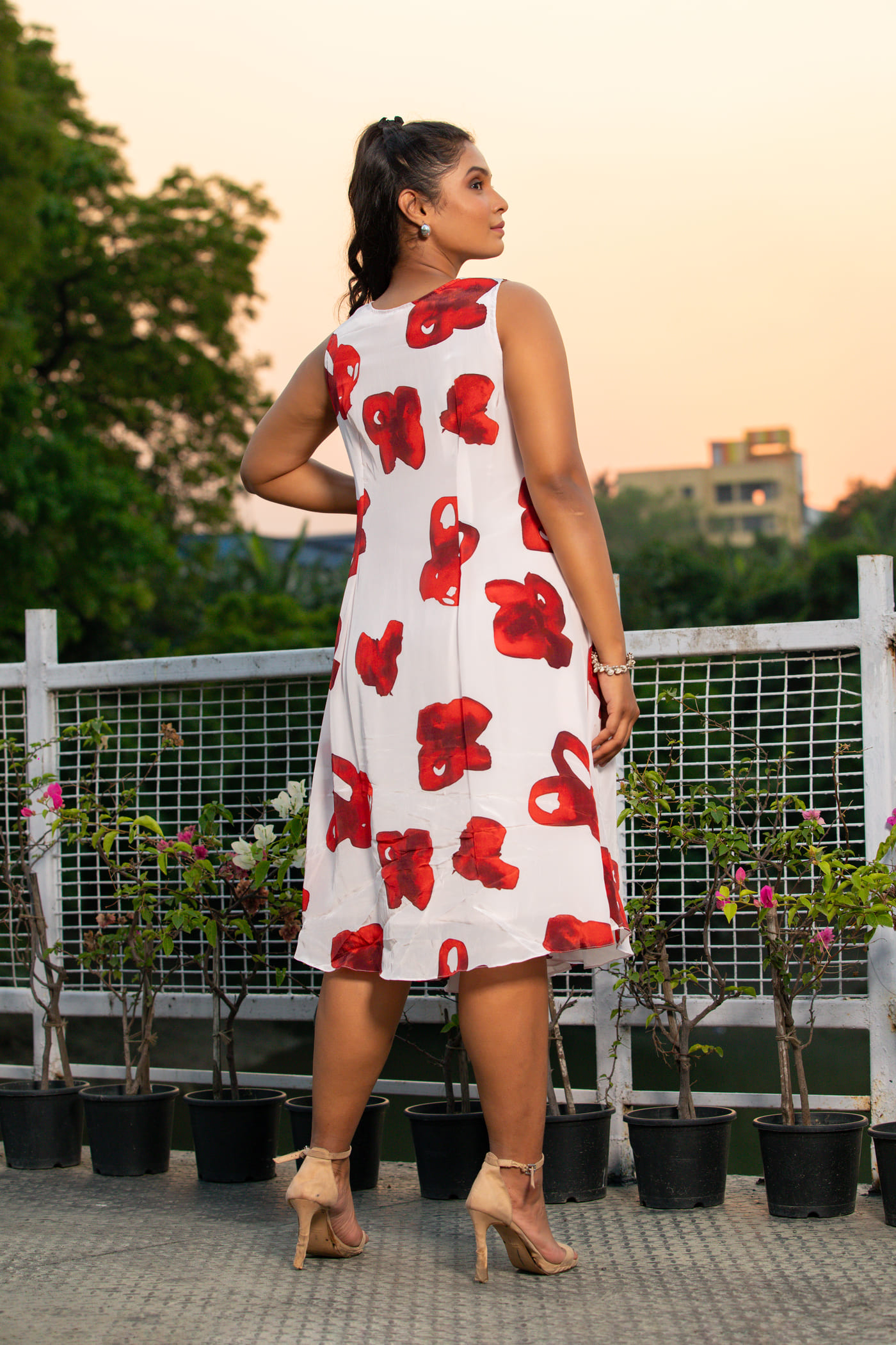 Rich Rouge Dress - Image 2