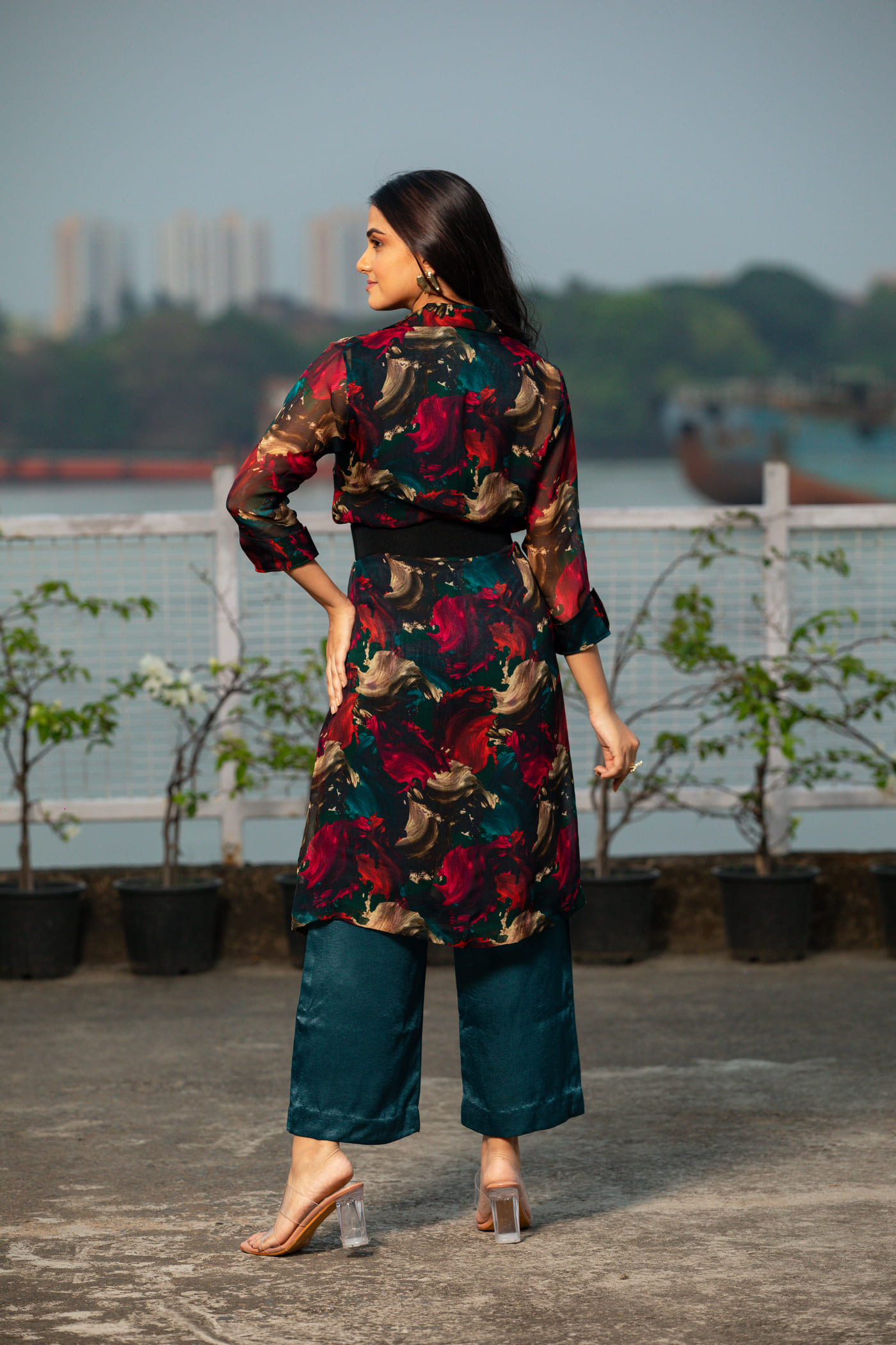 Jewelled Jacket Jumpsuit Set - Image 2