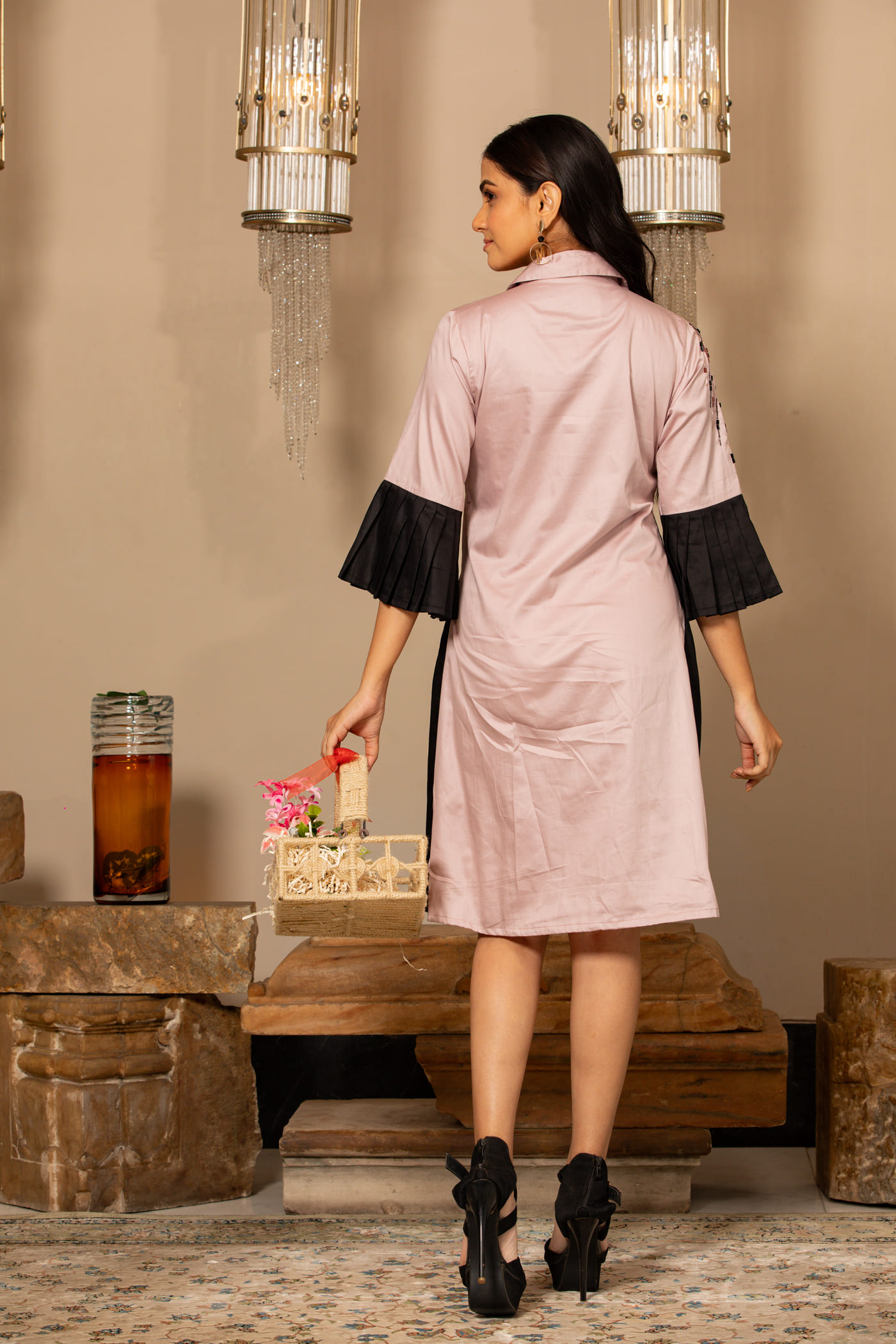 Primrose Pleat Dress - Image 9