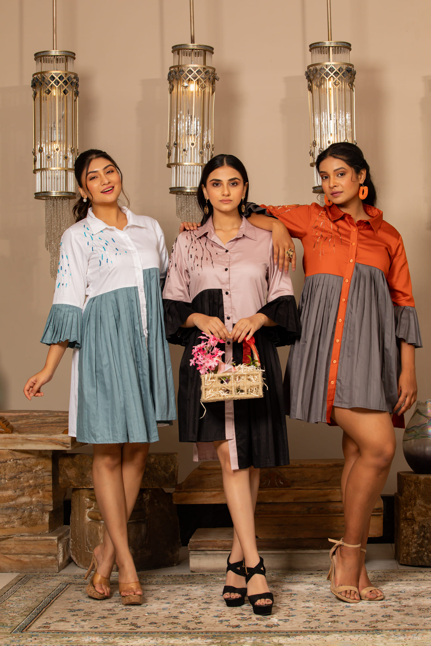 Primrose Pleat Dress - Image 11