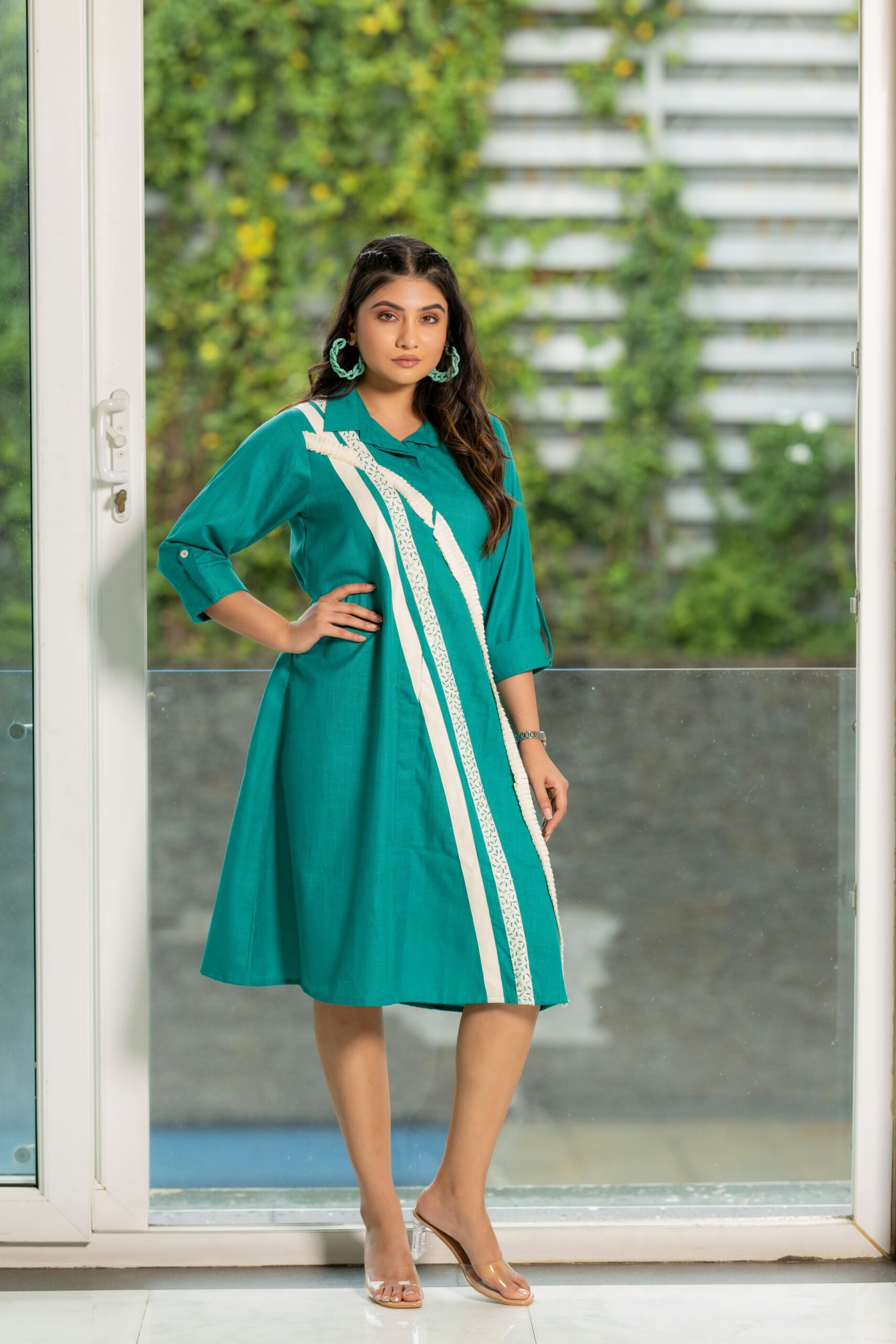 Diagonal Drama Dress - Image 10