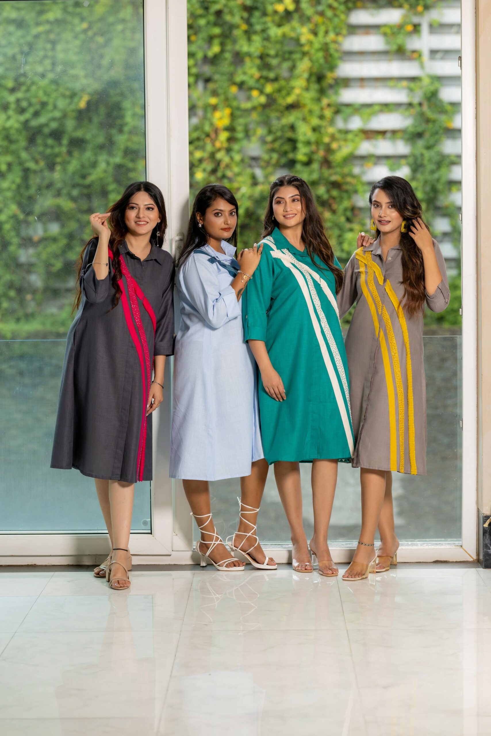 Diagonal Drama Dress - Image 4