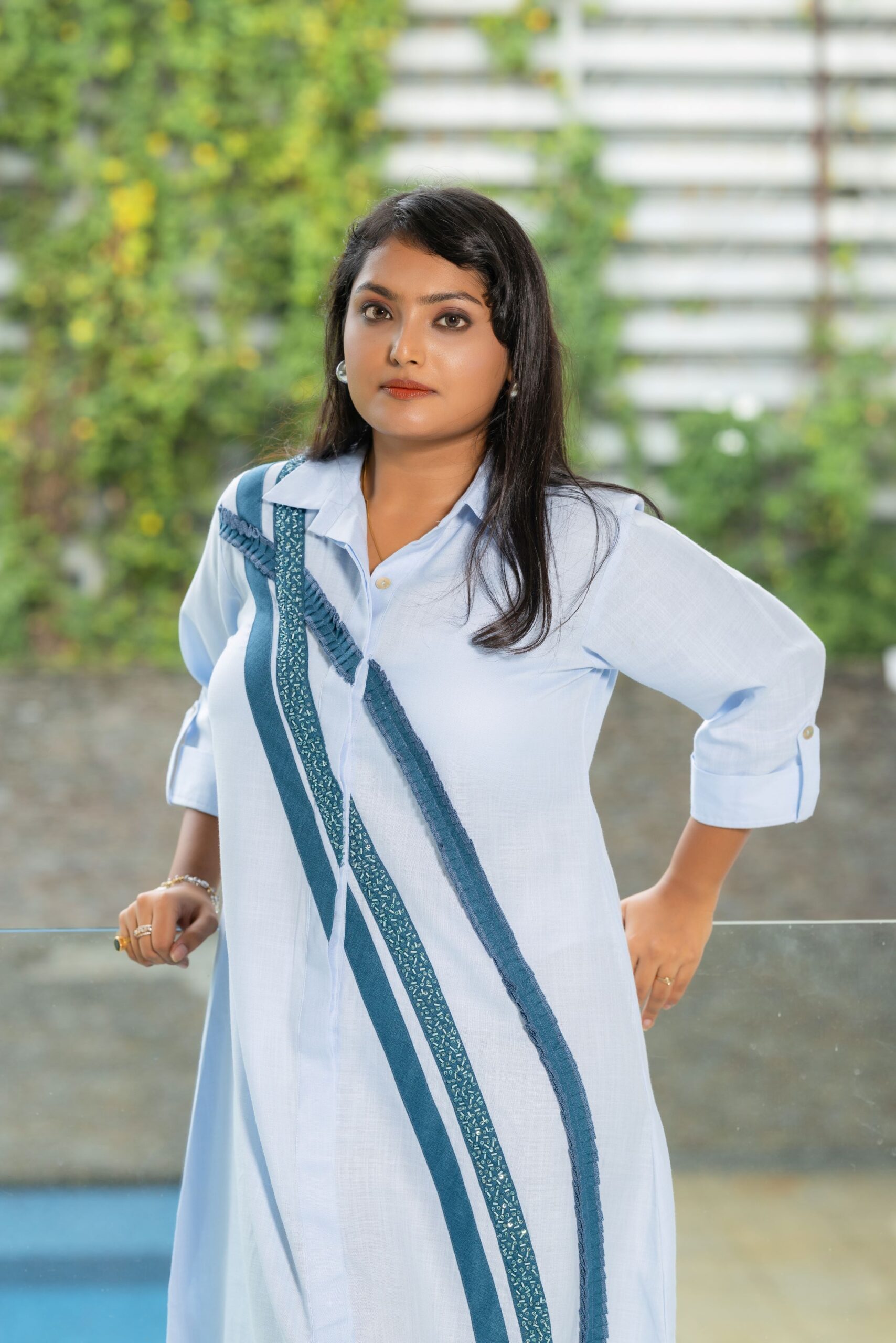 Diagonal Drama Dress - Image 2