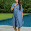 Boozy Button Dress - Thumbnail Image 1