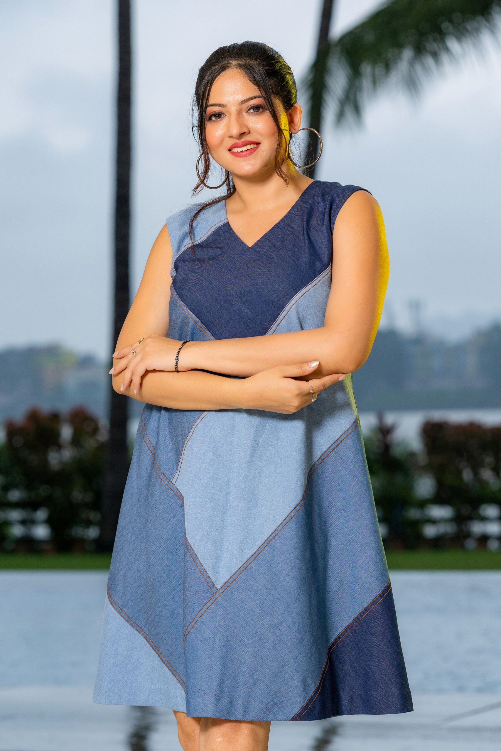 Modern Mosaic Dress - Image 3