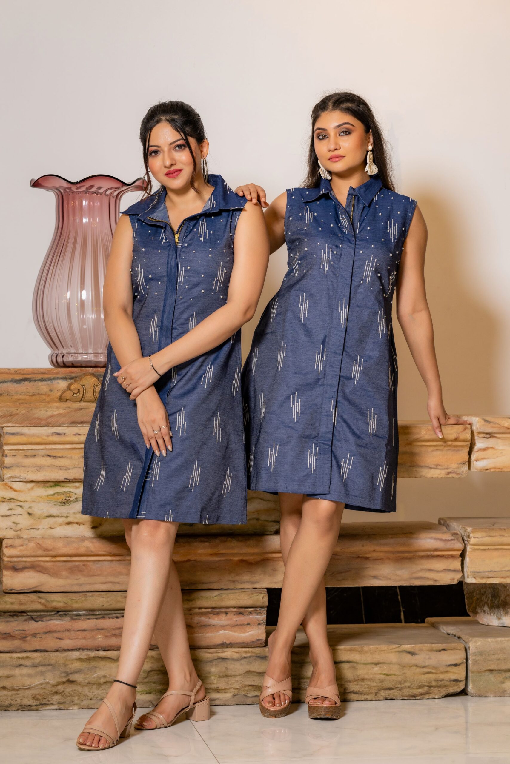 Bold Blue Dress - Image 3