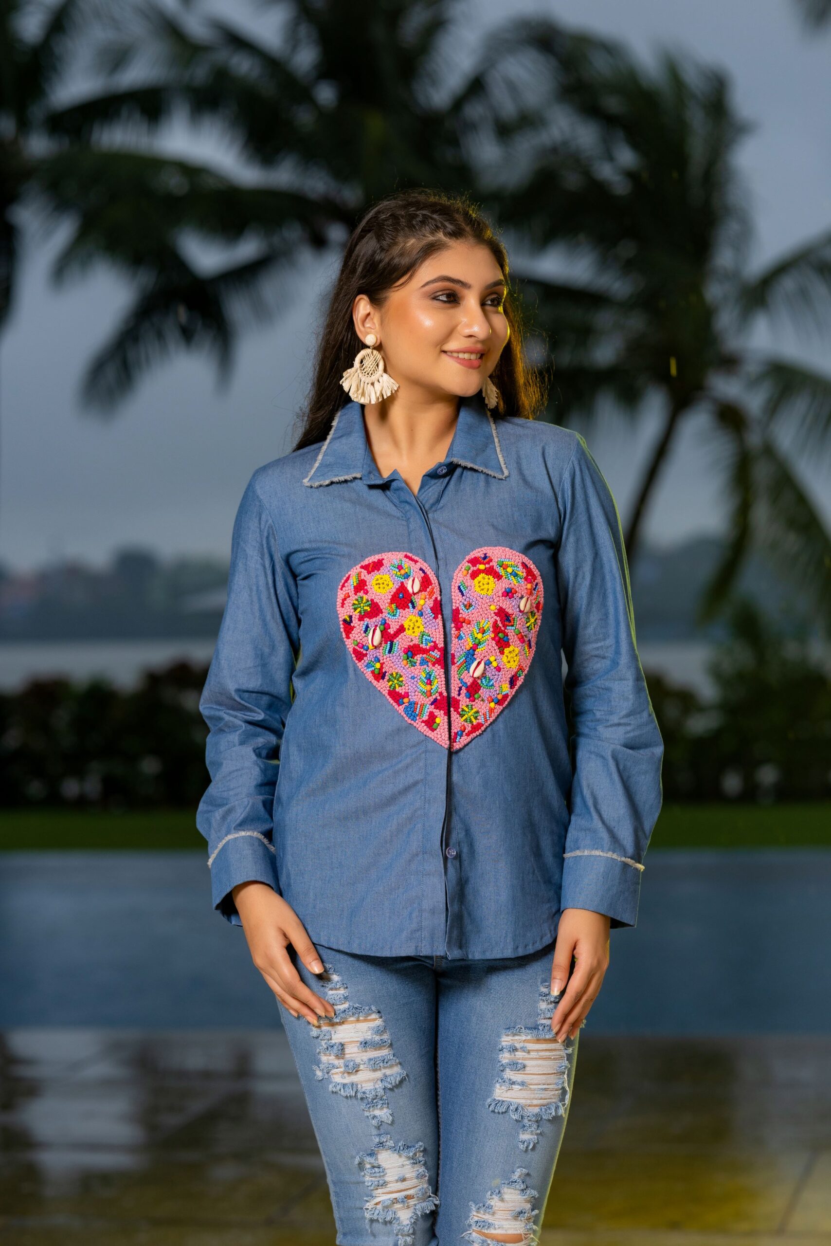 Boho Heart Shirt - Image 1