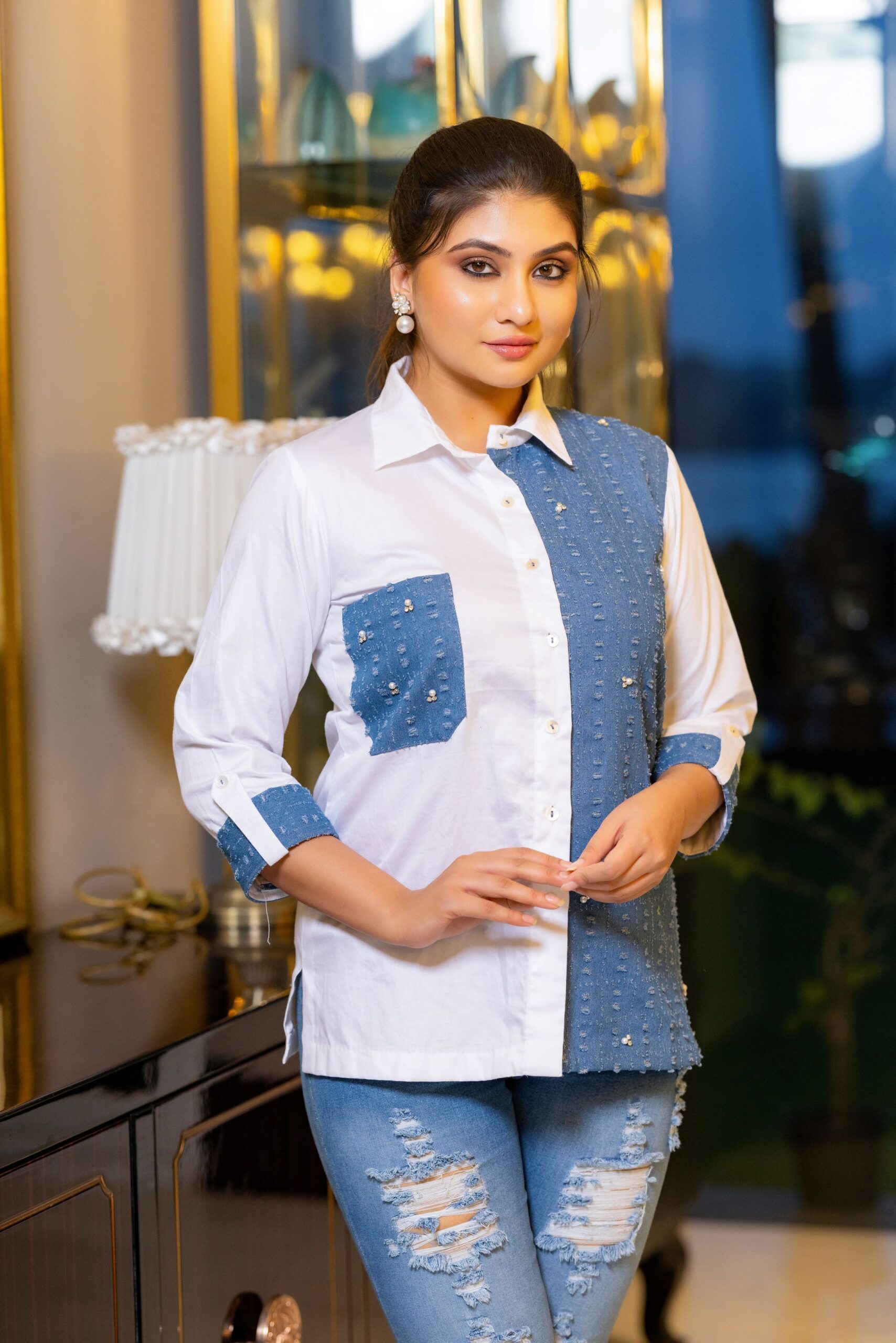 Dual Denim Shirt - Image 4
