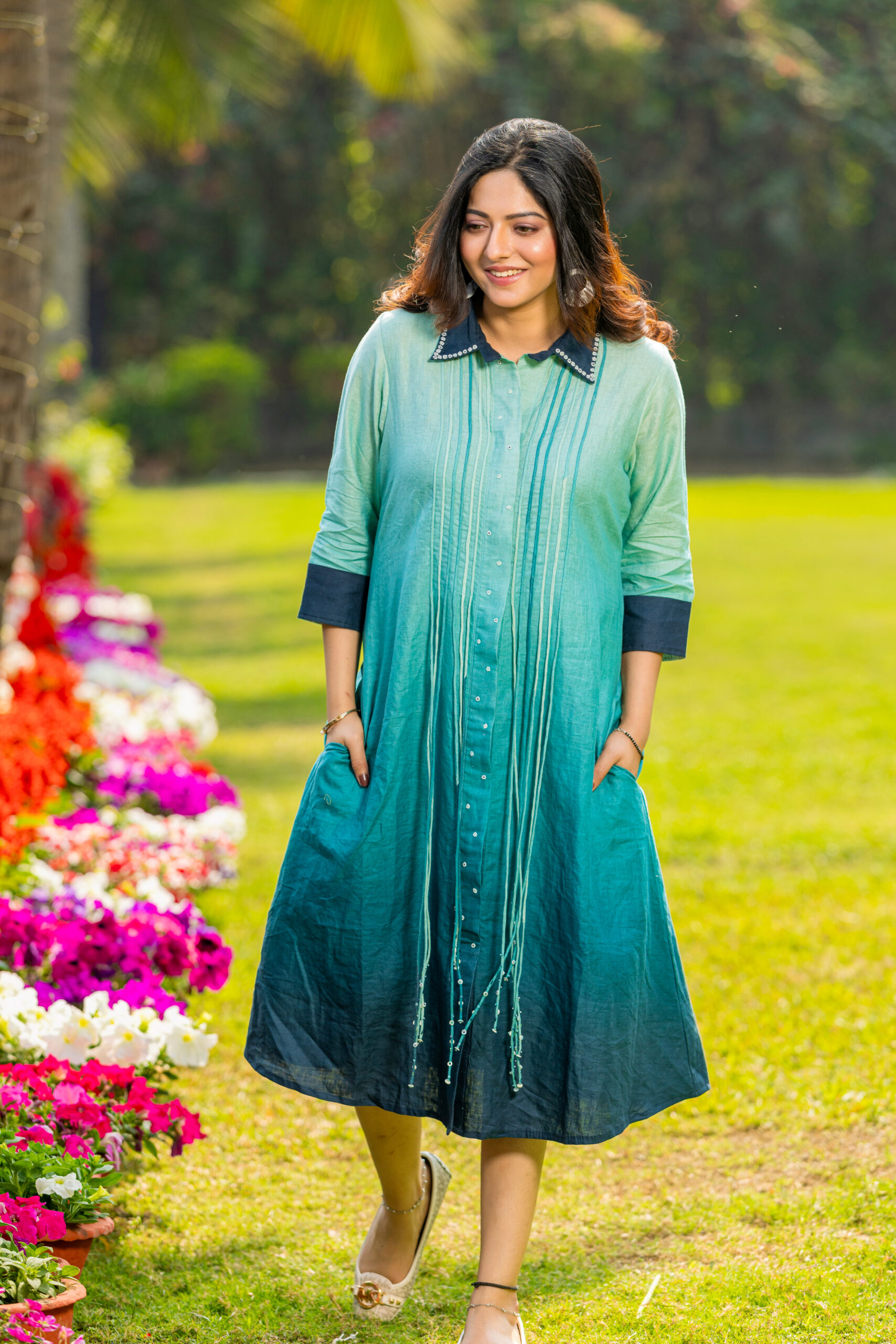 Ocean Ombre Dress - Image 3