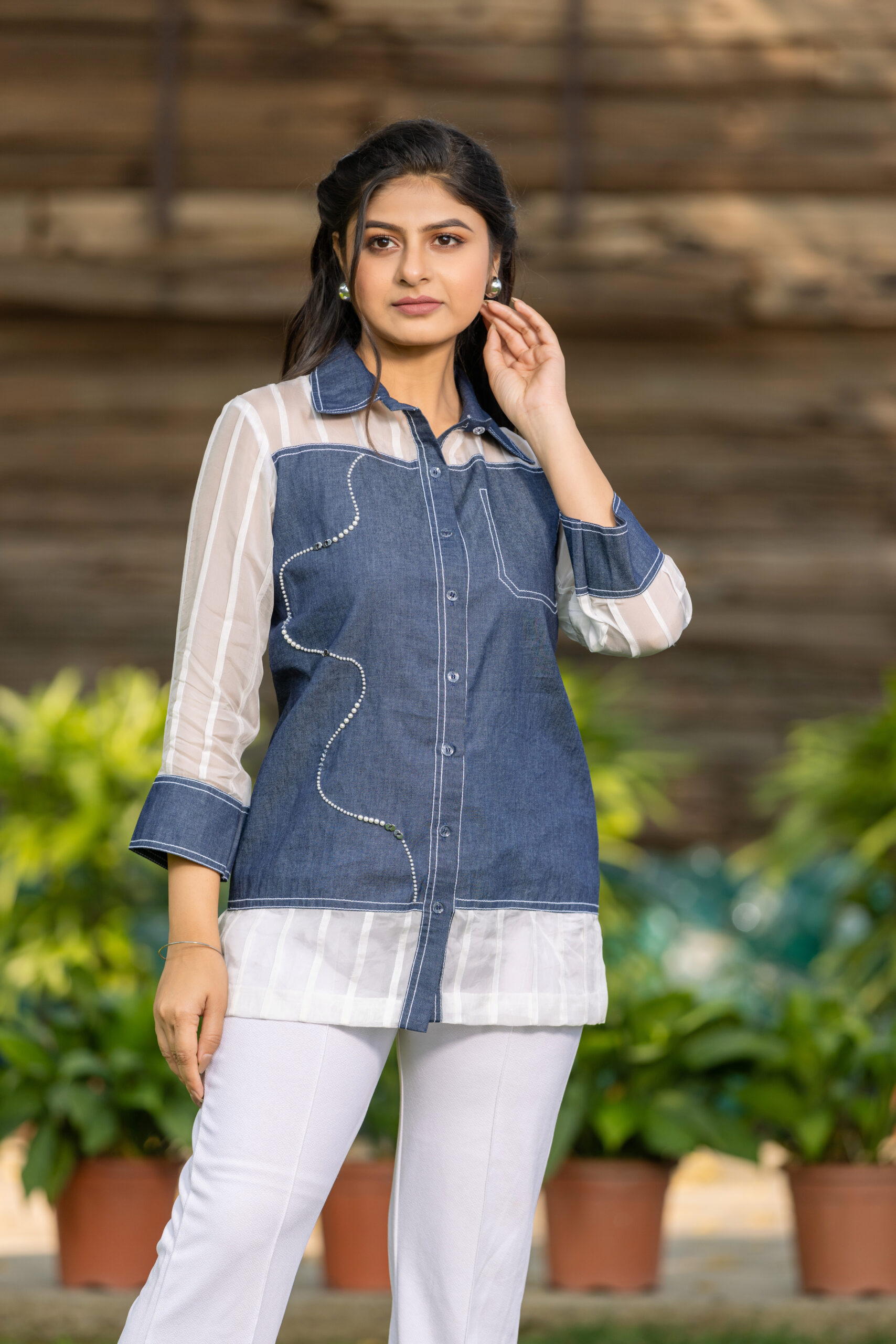 Denim Drift Shirt - Image 1