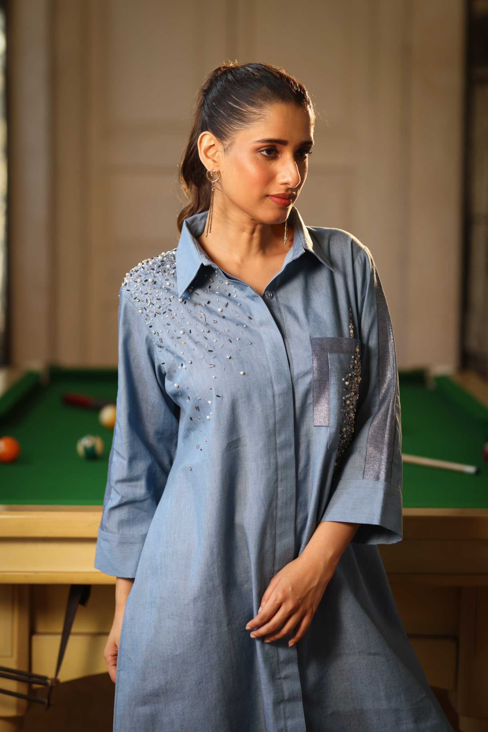 The Stardust Shirt Dress - Image 2