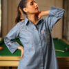 The Stardust Shirt Dress - Thumbnail Image 4