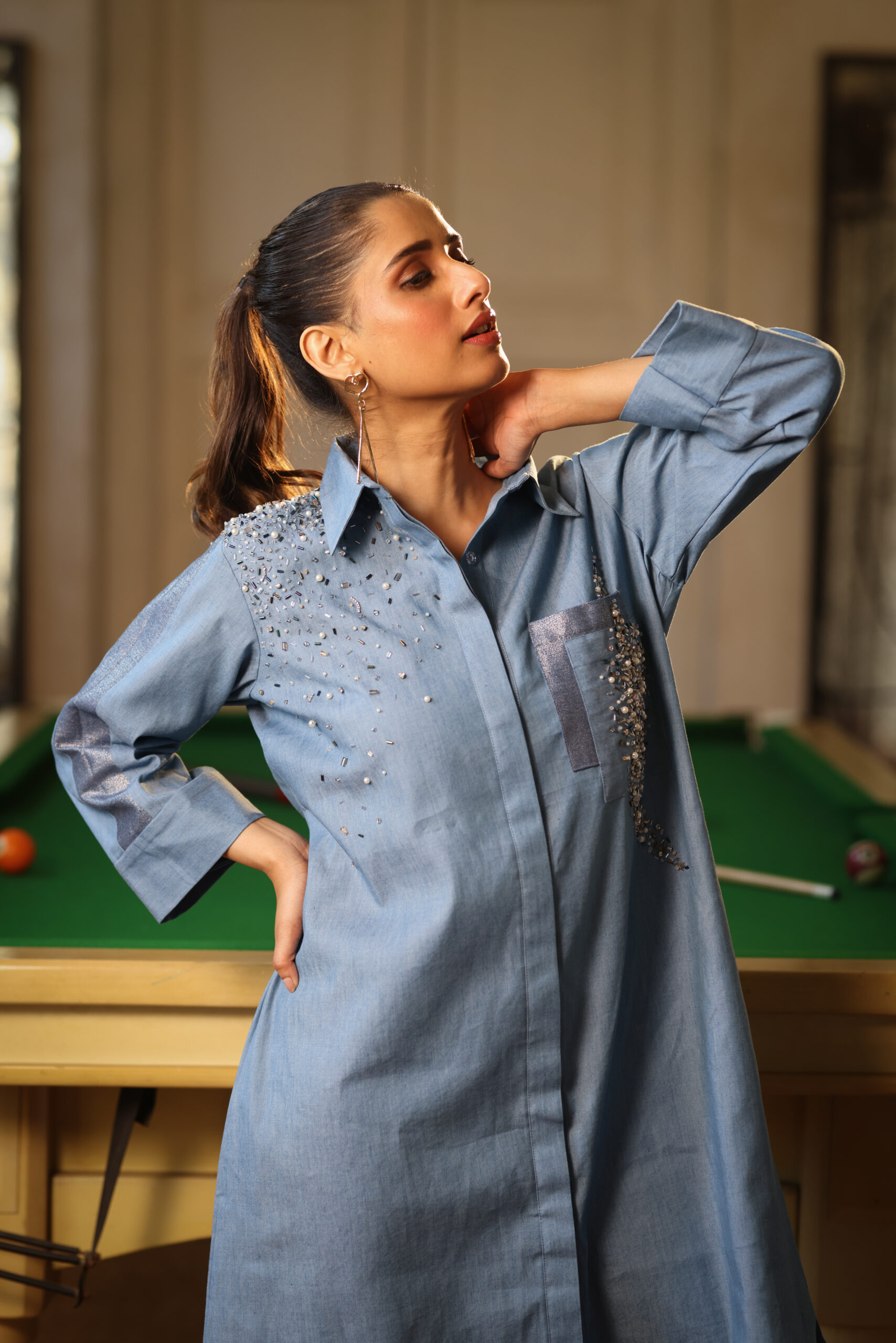 The Stardust Shirt Dress - Image 4