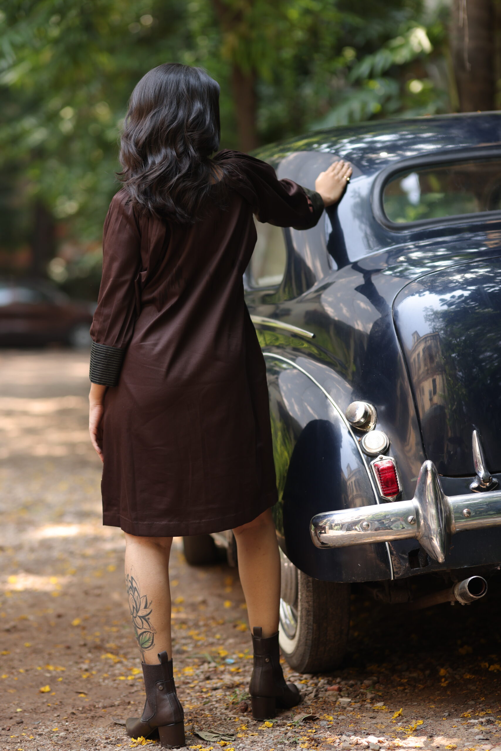 Contour Noir Dress - Image 7