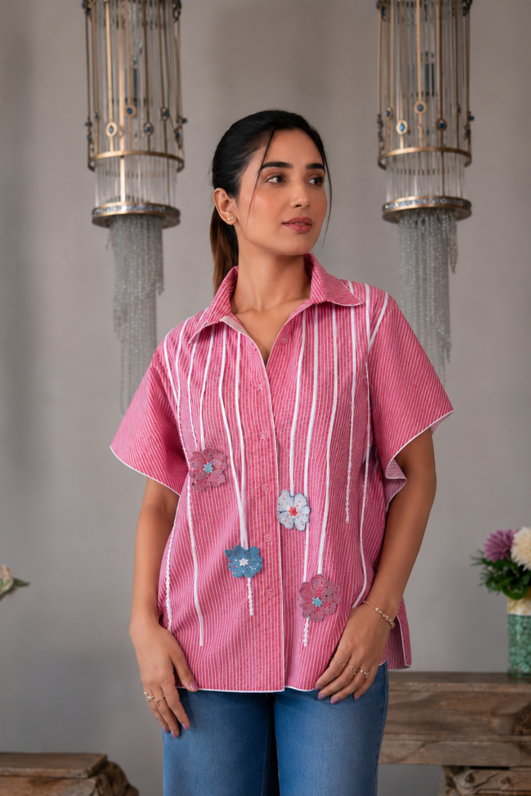 Dangling Flower Shirt - Image 1
