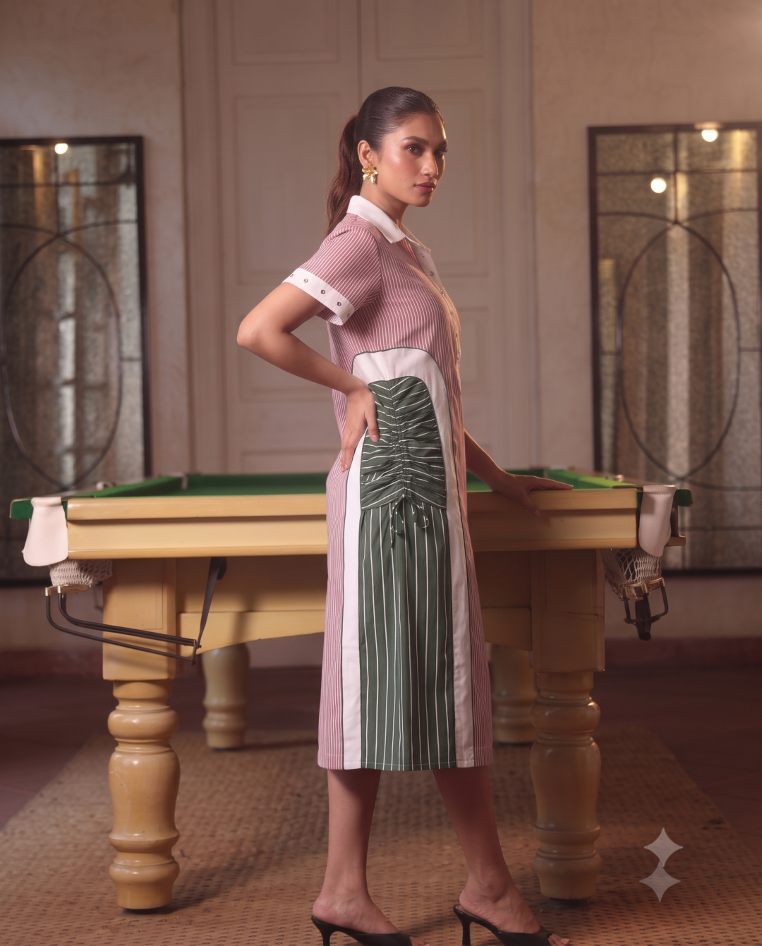 Styled Striped Dress - Image 3