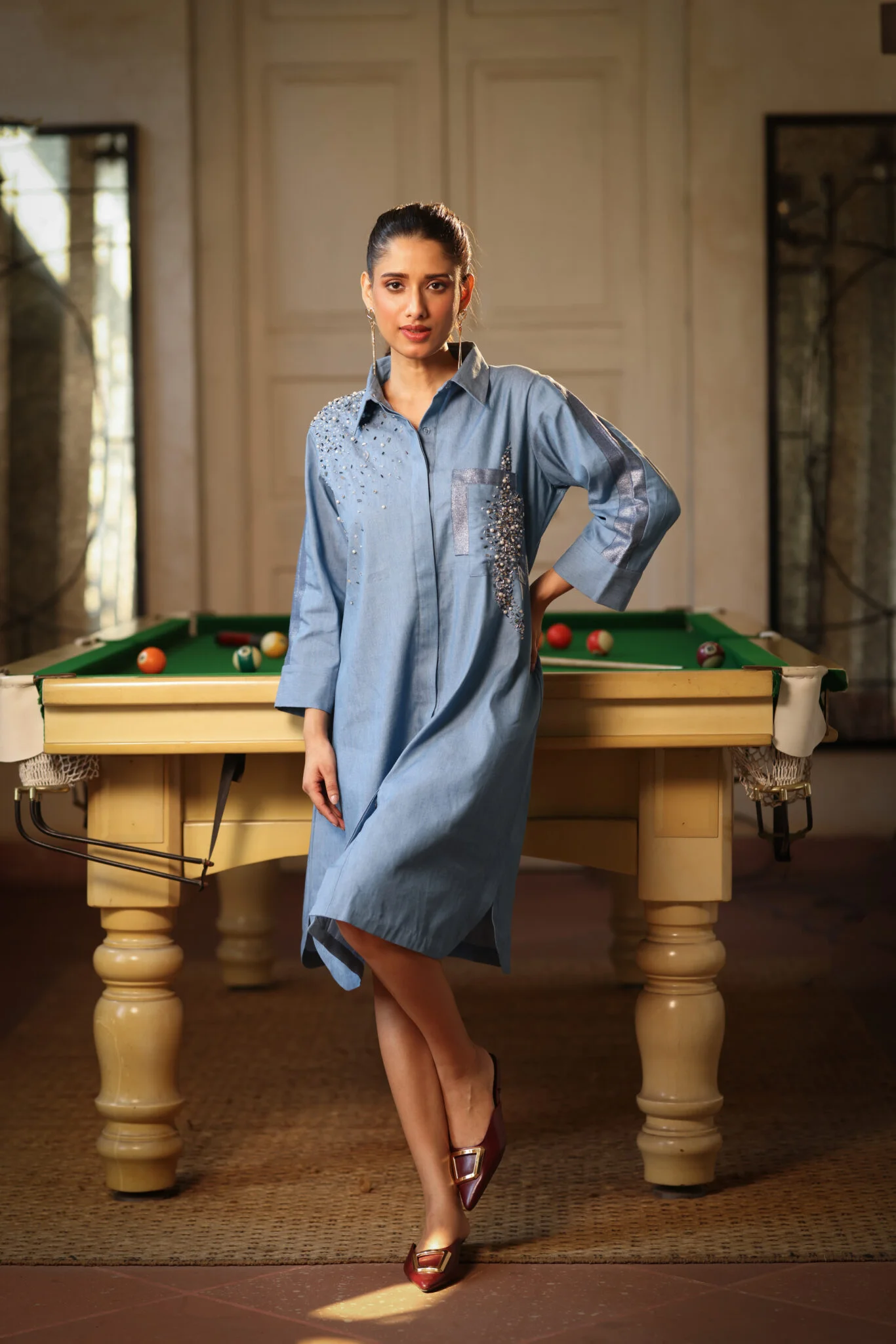 The Stardust Shirt Dress